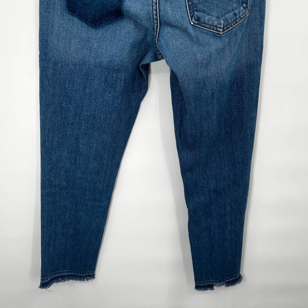 Derek Lam 10 Crosby Mila Patchwork Mid Rise Slim Boyfriend Jeans - Picture 8 of 8